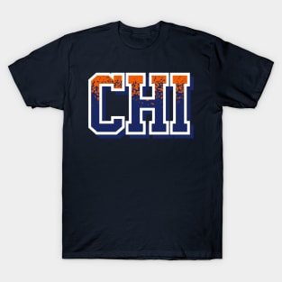 Chicago Football Retro Sports Letters T-Shirt